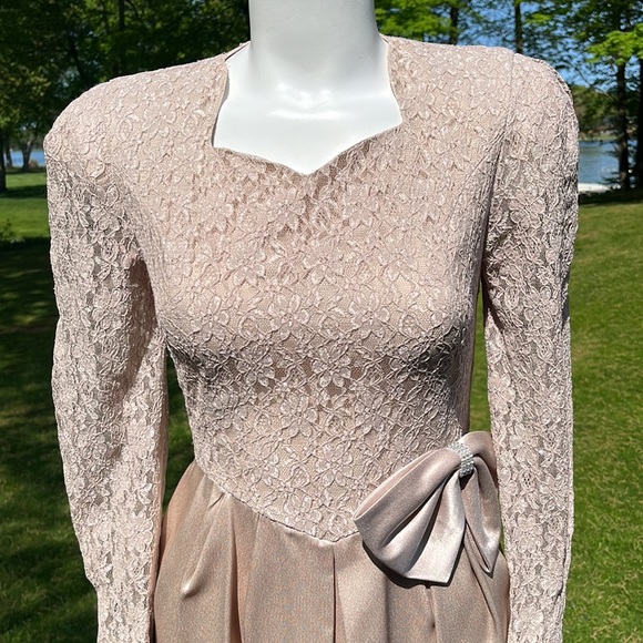 Leslie Fay vintage dressy dress 6P - Picture 2 of 12